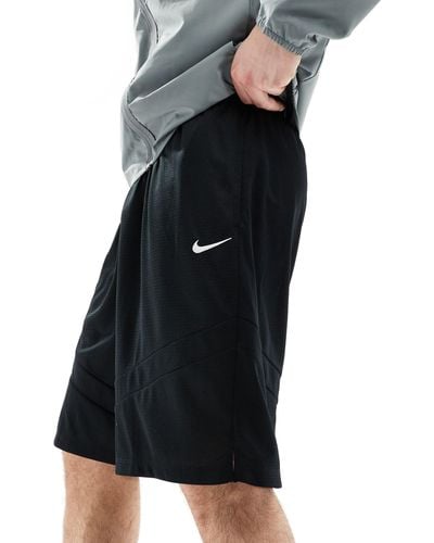 Nike Basketball Icon 11in Swoosh Logo Shorts - Black
