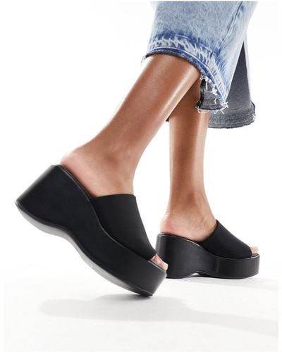 Glamorous Platform Sandals - Black