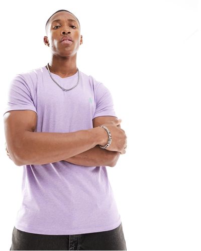 Polo Ralph Lauren Camiseta lila jaspeado con logo - Morado