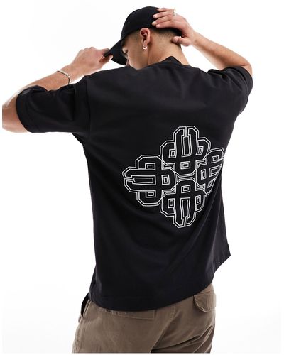 The Couture Club T-shirt nera con simbolo - Nero