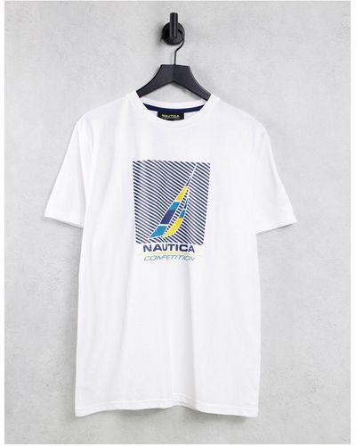 Nautica Warsash - T-shirt - Wit