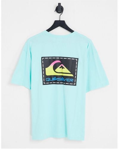 Quiksilver X The Stranger Things Lenora Hills Rainbow T-shirt - Blue