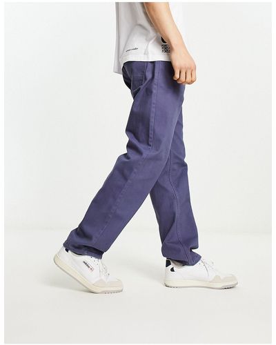 New Look 5 Pocket Straight Pants - Blue
