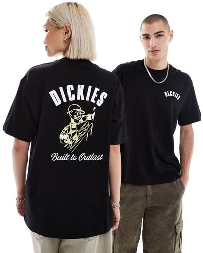 Dickies Mclean Short Sleeve Back Print T-shirt - Black