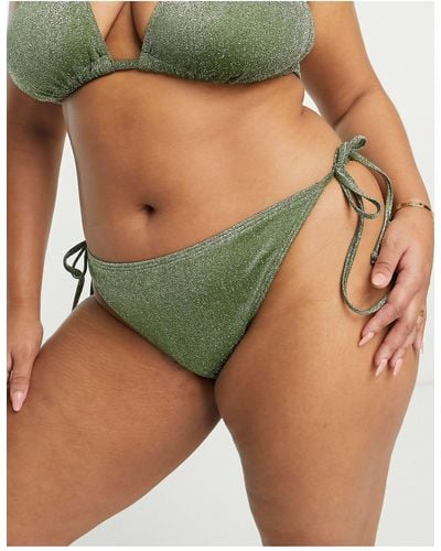 South Beach Exclusive String Bikini Bottom - Green