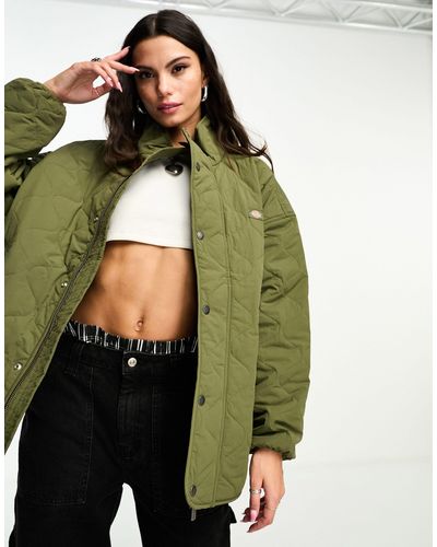 Dickies Chaqueta verde ligera guateada thorsby