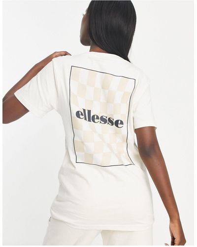 Ellesse Taya Back Print T-shirt - Natural