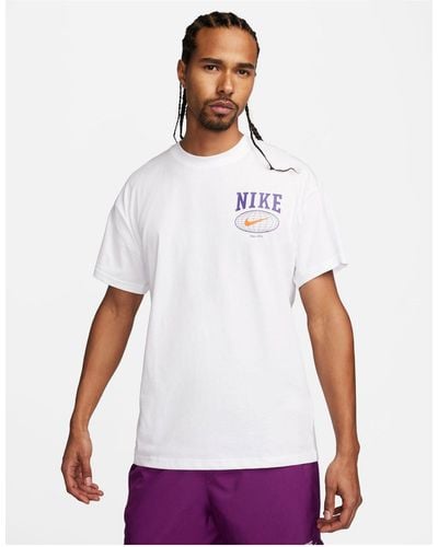 Nike – swoosh – t-shirt - Weiß