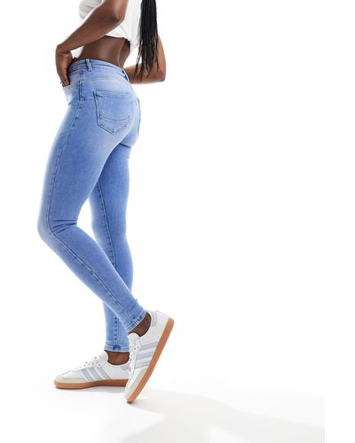 ONLY Push Up Skinny Jeans - Blue