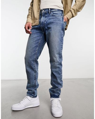 Abercrombie & Fitch Slim-fit Jeans - Blauw