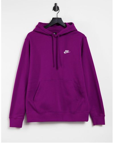 Nike Sudadera violeta con capucha - Morado