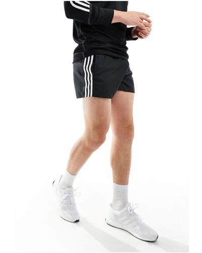 adidas Originals Adidas Swim 3 Stripe Shorts - Black