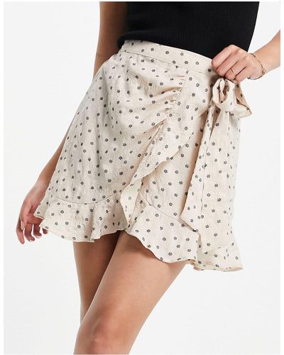 ONLY Wrap Mini Skirt - Pink