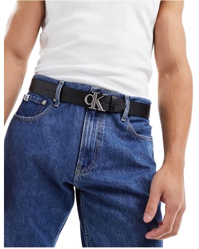 Calvin Klein Geschenk-Set Gürtel mit zwei Schnallen in Schwarz für Herren |  Lyst DE