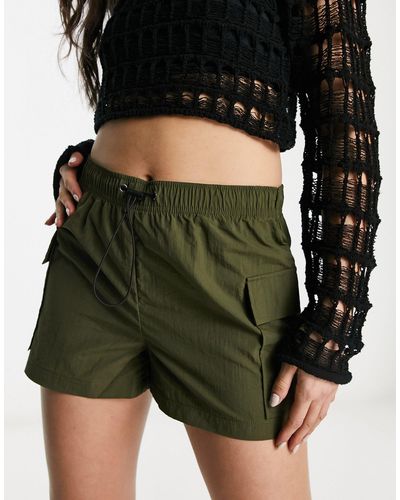 ONLY Pantalones cortos cargo s con cierre ajustable exclusivo - Verde