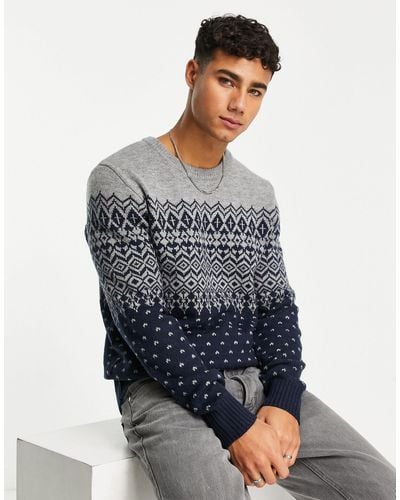 Aéropostale Knitted Sweater - Gray