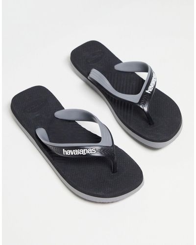 Havaianas Chanclas negras dual - Azul