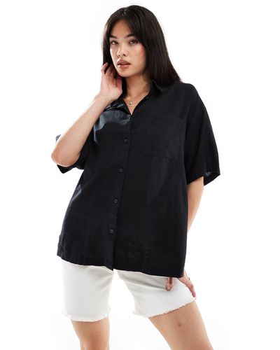 Cotton On Haven Short Sleeve Shirt - Black