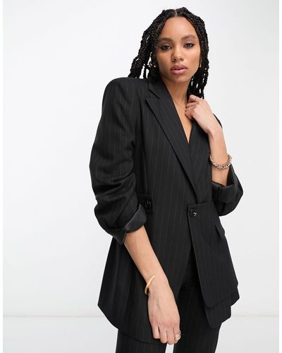 & Other Stories Co-ord Wool Blend Blazer - Black