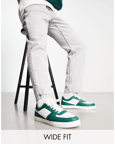 London Rebel Sneakers Met Brede Pasvorm - Wit