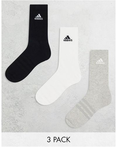 adidas Originals Adidas Training 3 Pack Crew Socks - White