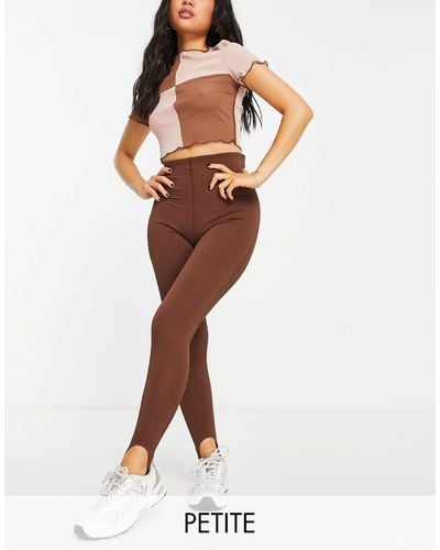 Pieces Stirrup leggings - Brown