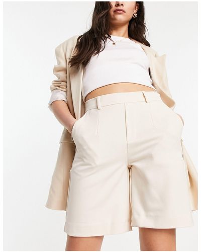 Object Wide Shorts Co-ord - Natural