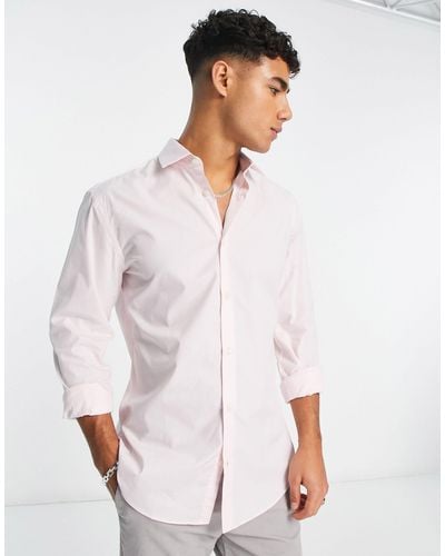French Connection Slim Formal Long Sleeve Shirt - White