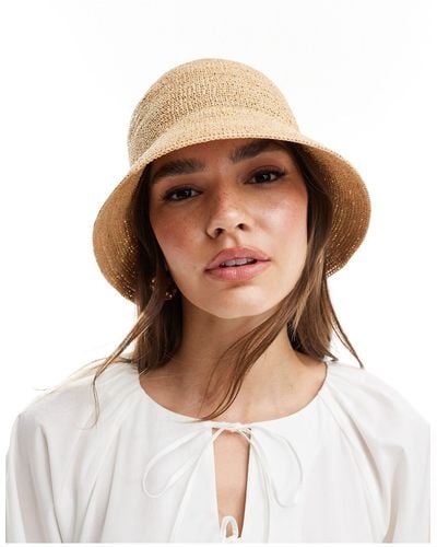 & Other Stories Straw Bucket Hat - Natural