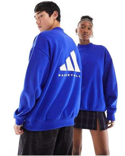 adidas Originals Adidas Basketball Crew Sweatshirt - Black