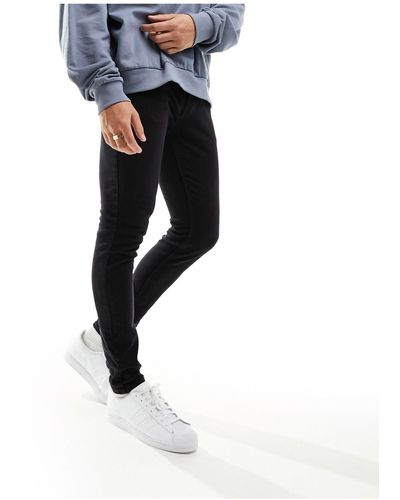 New Look – supereng geschnittene jeans - Blau