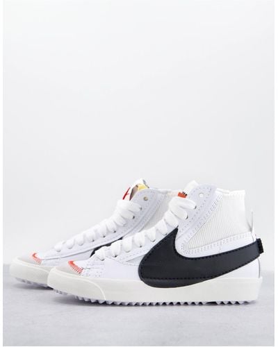 Nike – blazer mid '77 jumbo – sneaker - Weiß