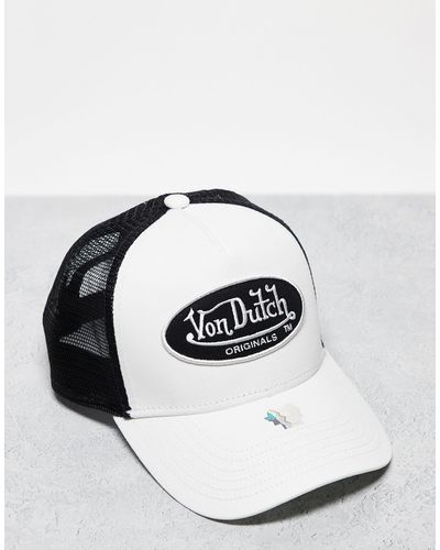 Von Dutch Boston - cappellino stile trucker e bianco - Metallizzato