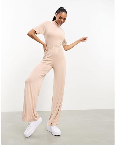 I Saw It First High Neck Open Back Jumpsuit - White