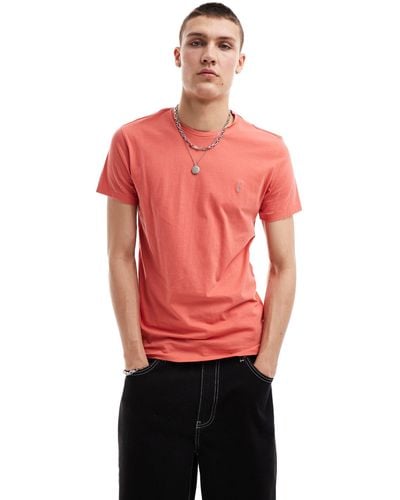AllSaints – tonic – kurzärmliges t-shirt - Rot