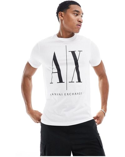 Armani Exchange – t-shirt - Weiß