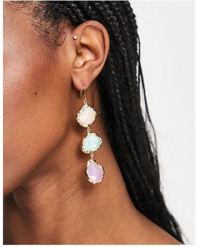 & Other Stories Statement Drop Earrings - Black