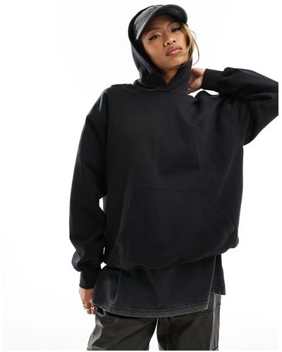 The Couture Club Relaxed Emblem Hoodie - Black