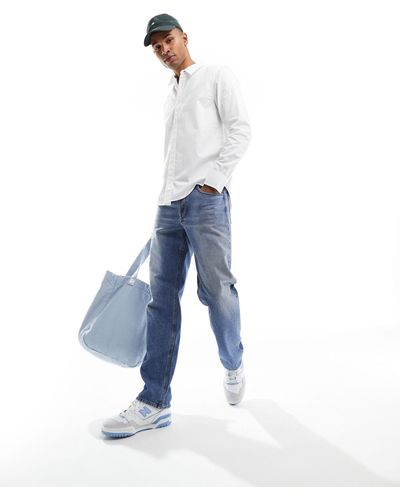 Lee Jeans Chemise classique en sergé avec écusson - éclatant - Bleu