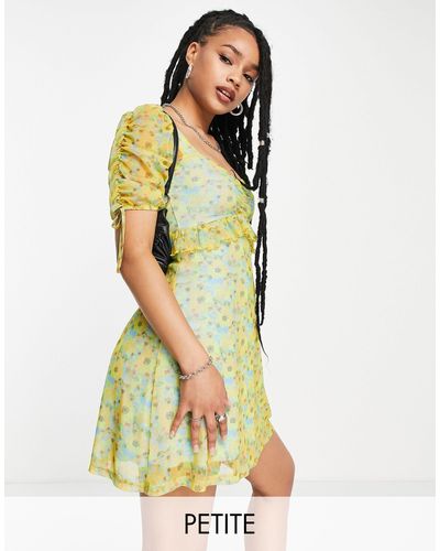 Topshop Unique Nette Mini-jurk Met Bloemenprint - Meerkleurig