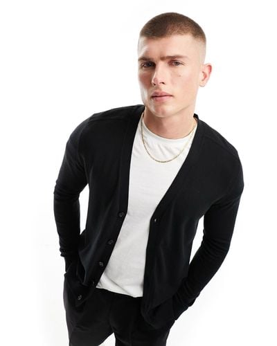 SELECTED Knitted Cardigan - Black