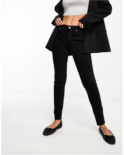 Mango Skinny Jeans - Black