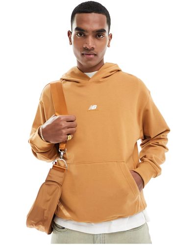 New Balance Athletics Remastered Graphic French Terry Hoodie - Natural