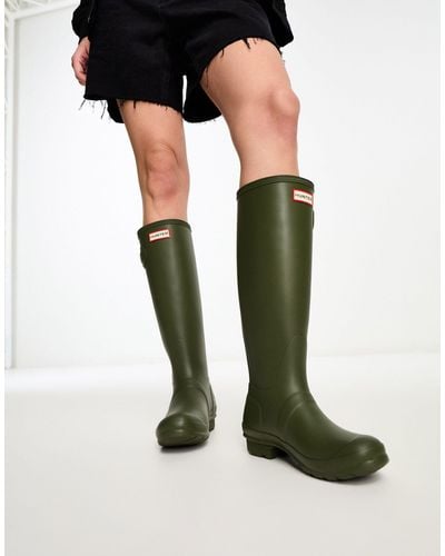 HUNTER Original Tall Wellington Boots - Green