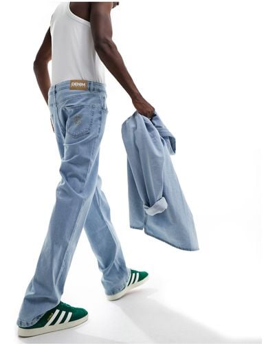 Denim Project – miami – jeans mit geradem bein - Blau