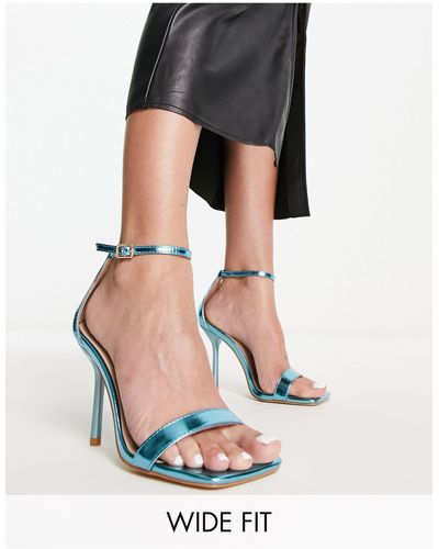 Glamorous Minimalistische Sandalen Met Hak - Zwart