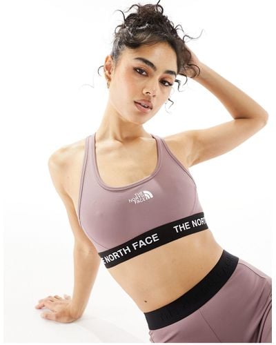 The North Face Training Tech Mid Support Sports Bra - Grey