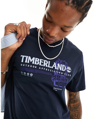 Timberland – t-shirt - Blau