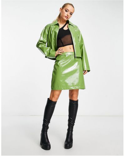 Envii A-line Mini Skirt - Green