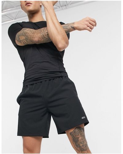 ASOS 4505 Icon 7 Inch Training Shorts With Quick Dry - Black